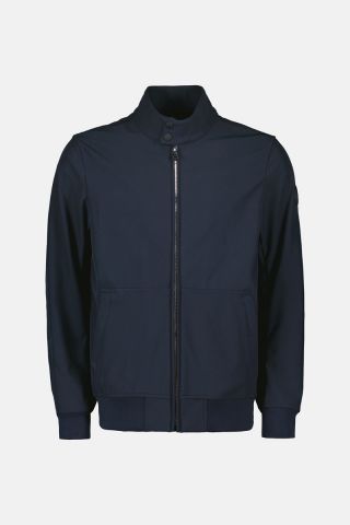 SOFTSHELL JACKET SILVER ZIP