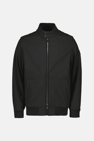 SOFTSHELL JACKET SILVER ZIP