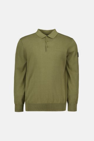 KNITWEAR POLO LONGSLEEVE