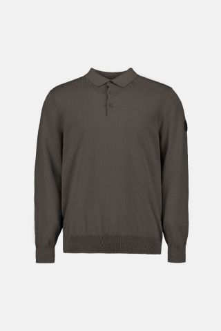 KNITWEAR POLO LONGSLEEVE