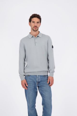 KNITWEAR POLO LONGSLEEVE