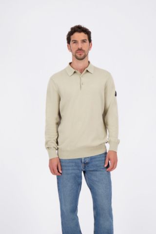 KNITWEAR POLO LONGSLEEVE