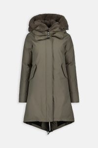 DOUBLE ZIP FISHTAIL PARKA