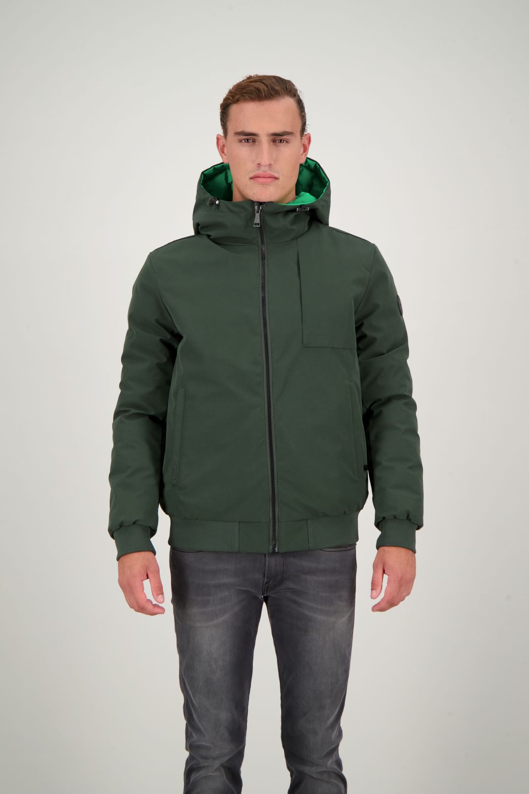 airforce reversible padded jacket